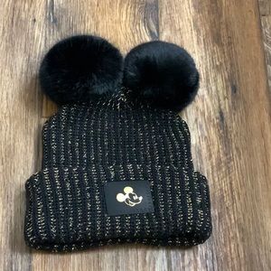 Love your melon beanie black and gold foil NWOT